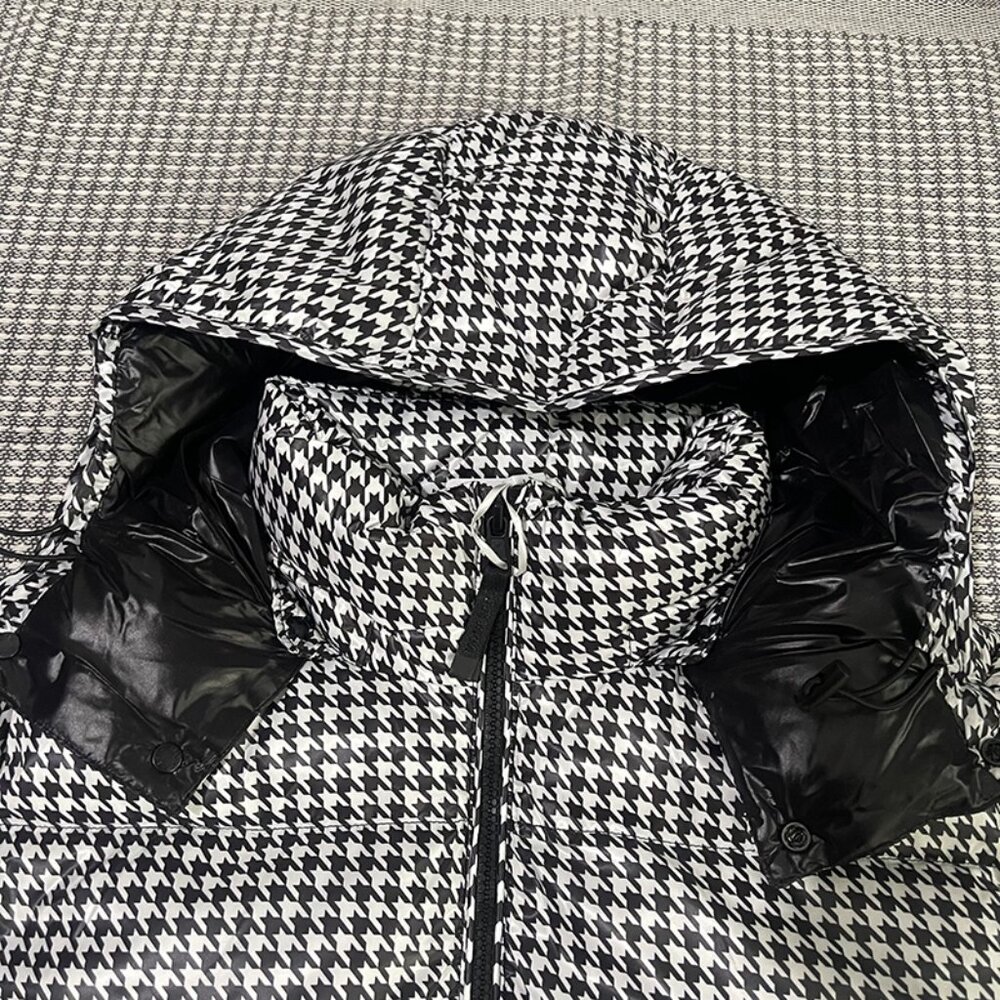 7 Moncler FRGMT Hiroshi Fujiwara Black & White Socotrine Down Jacket - Picture 2 of 14